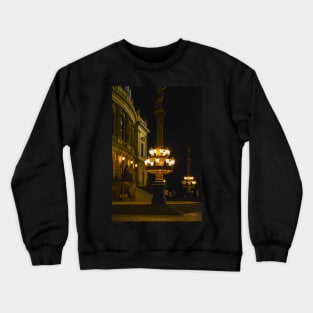 Vintage street gas lamp posts Crewneck Sweatshirt